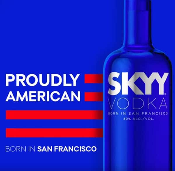 Skyy Vodka American Brand