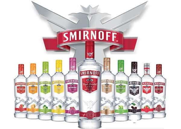 Smirnoff Vodka British Brand