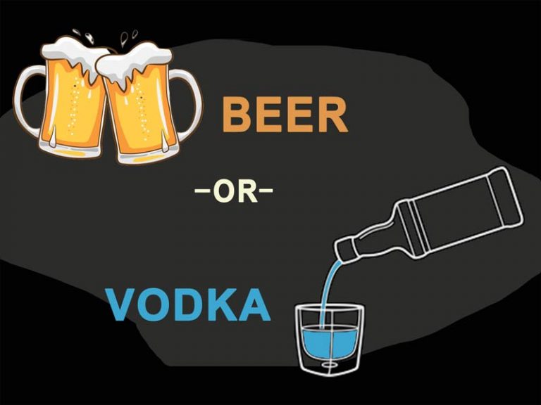 Beer vs. Vodka What’s the Difference?