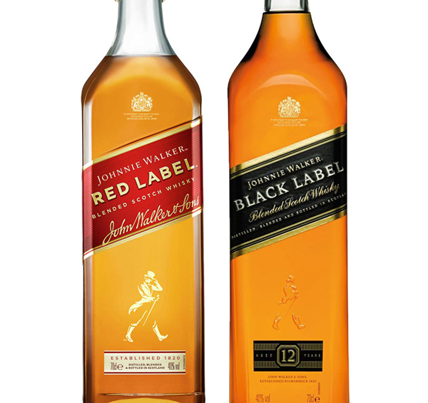 Johnnie Walker Black vs. Red Label Alcohol