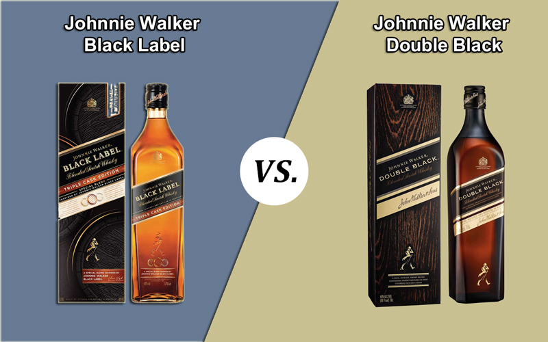 Johnnie Walker Black Label vs. Double Black Label