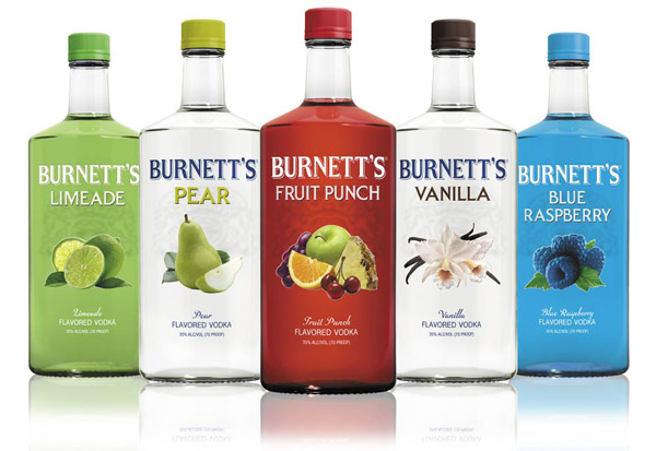 Burnett's Vodka Flavors