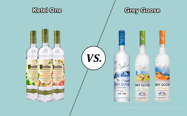 Differences between Ketel One and Grey Goose