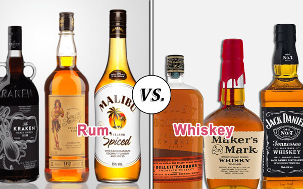 Rum vs. Whiskey – Understanding the Differences