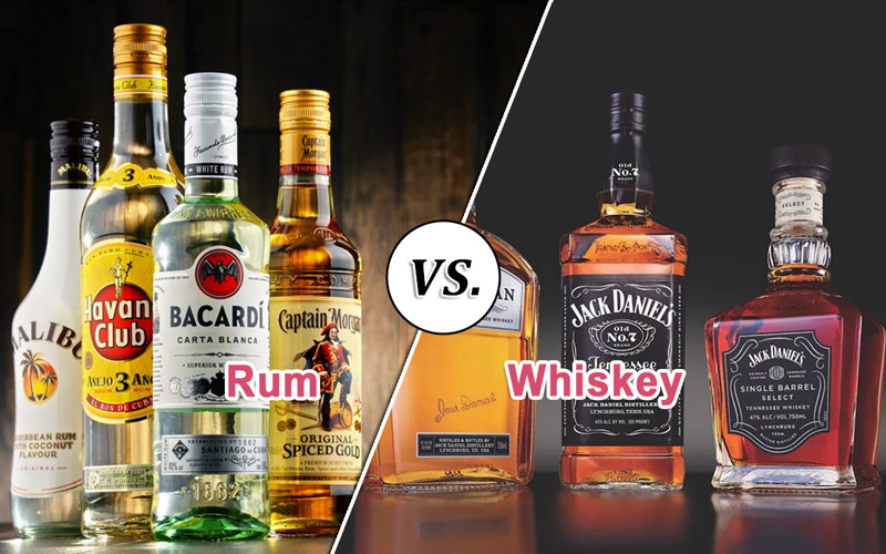 Rum vs. Whiskey: What’s the Difference
